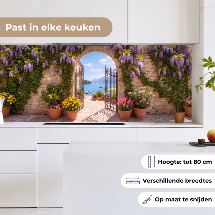 Keuken achterwand - Poort - Zee - Uitzicht — 7