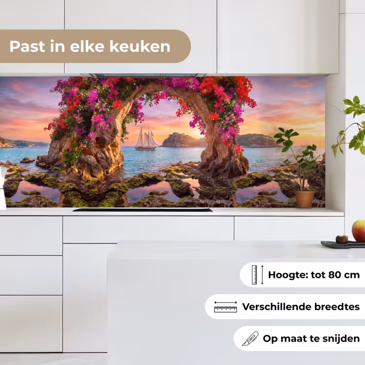 Keuken achterwand - Zeilboot - Kust - Natuur — 7