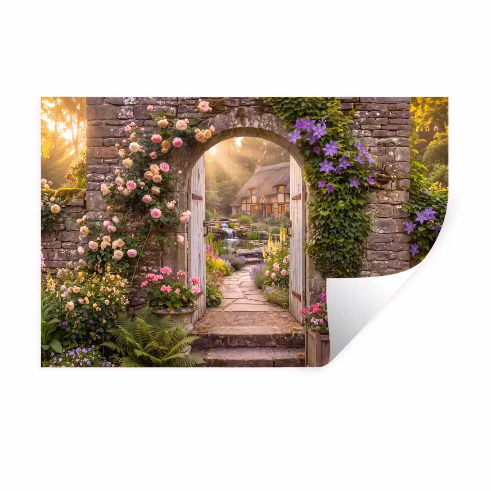 Muursticker - Huis - Tuin - Natuur — 1