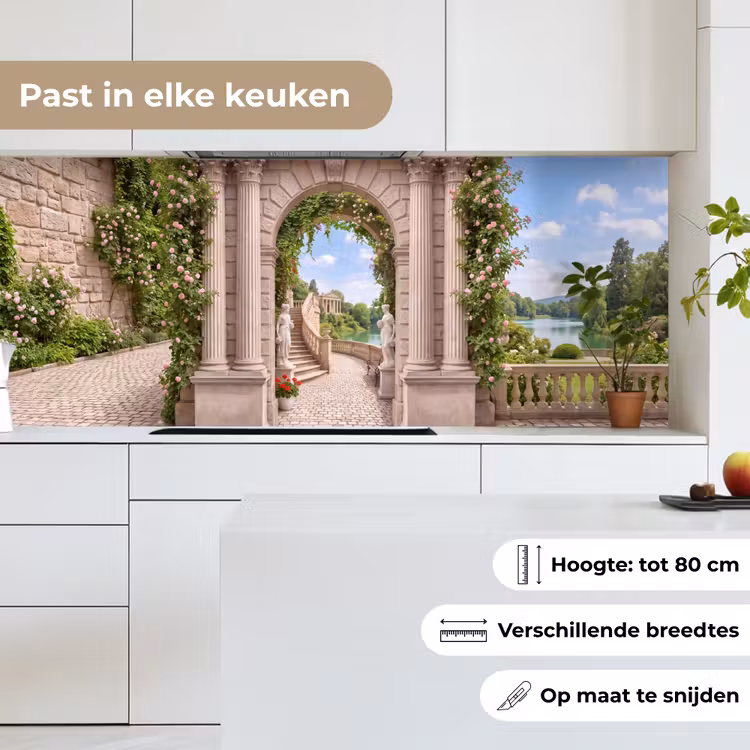 Keuken achterwand - Architectuur - Tuin - Klassiek — 7