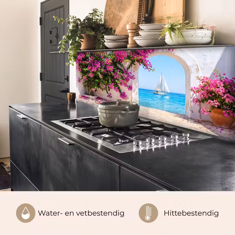 Keuken achterwand - Bloemen - Zee - Zomer — 5