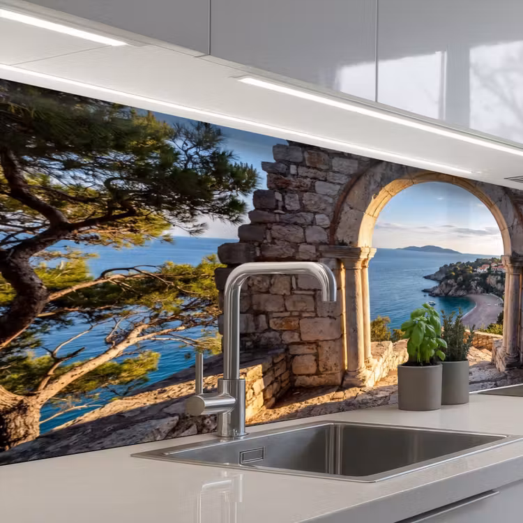 Keuken achterwand - Boog - Kust - Natuur — 2