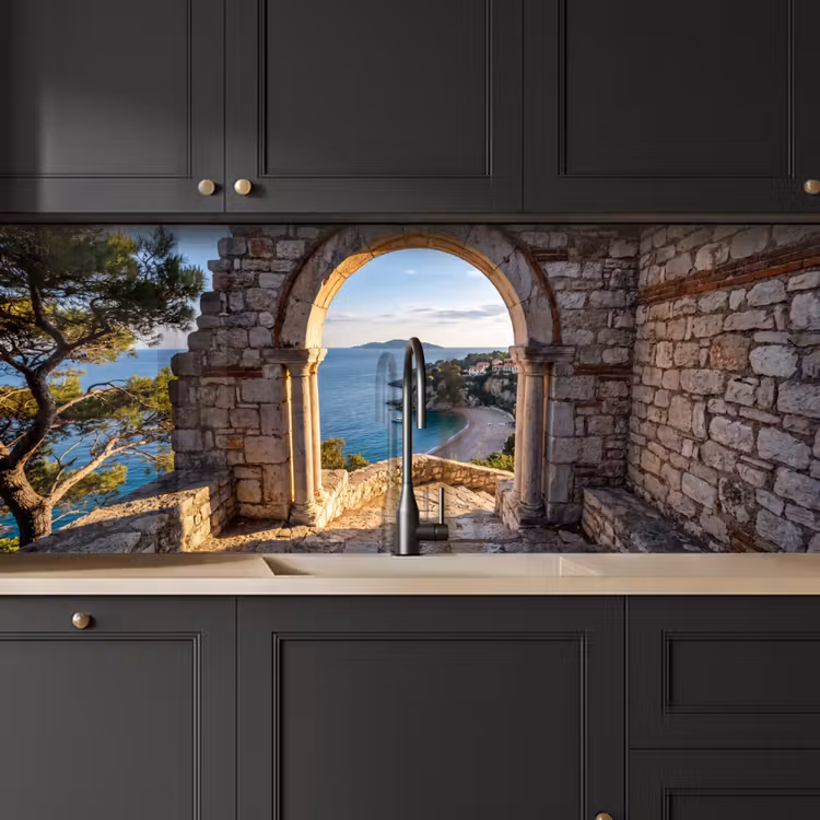 Keuken achterwand - Boog - Kust - Natuur — 6