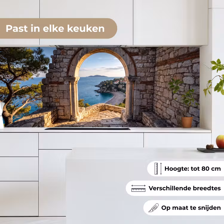 Keuken achterwand - Boog - Kust - Natuur — 7