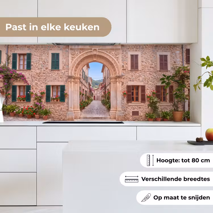 Keuken achterwand - Boog - Straat - Dorp — 7