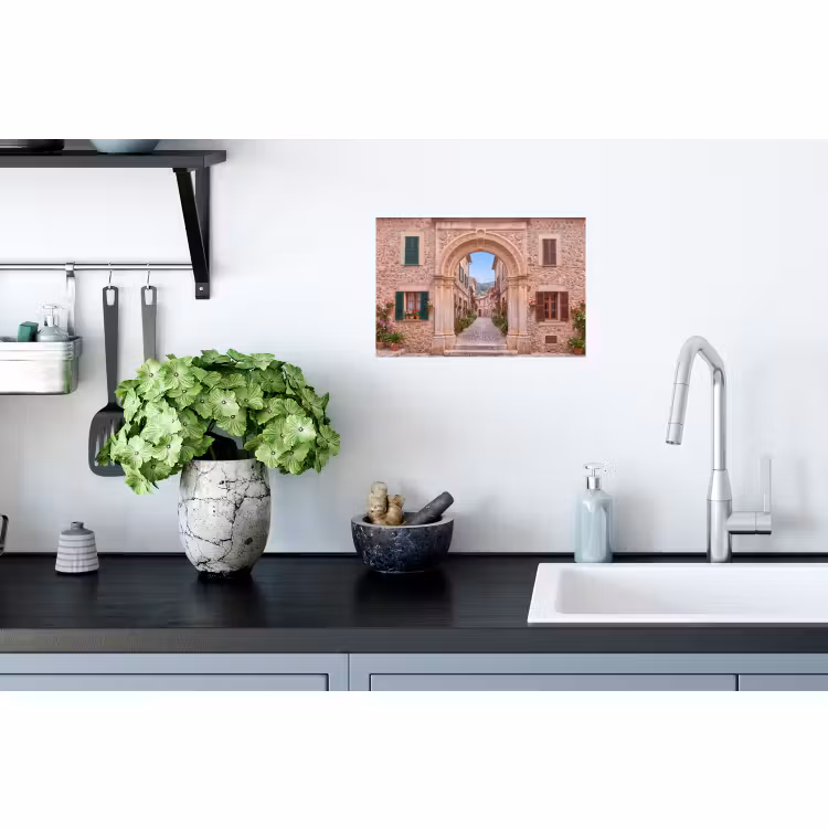 Muursticker - Boog - Straat - Dorp — 2
