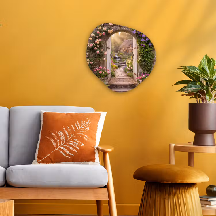 Organisch schilderij forex - Huis - Tuin - Natuur — 3