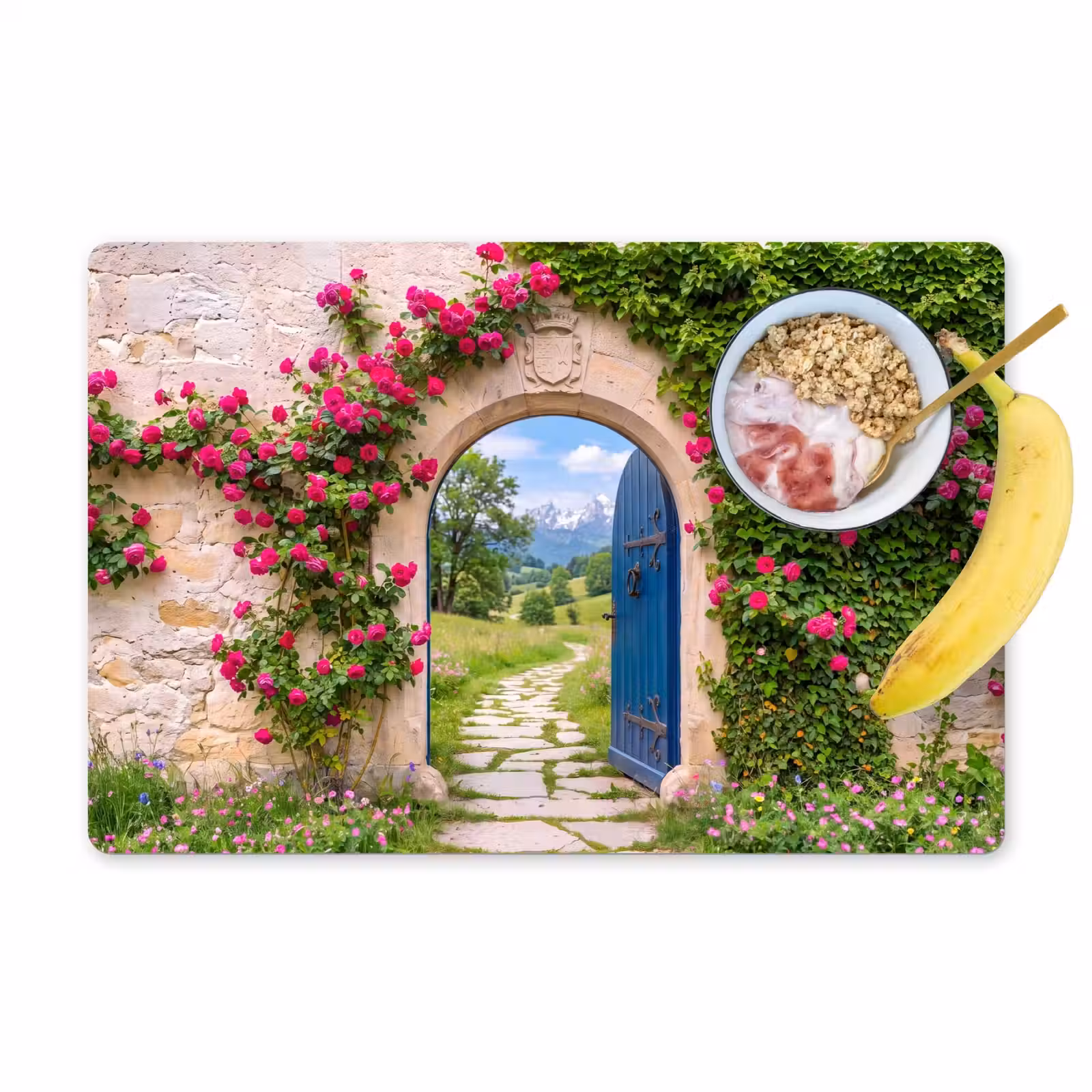 Placemat - 6 stuks - Boog - Landschap - Natuur — 1