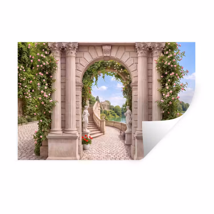 Muursticker - Architectuur - Tuin - Klassiek — 1