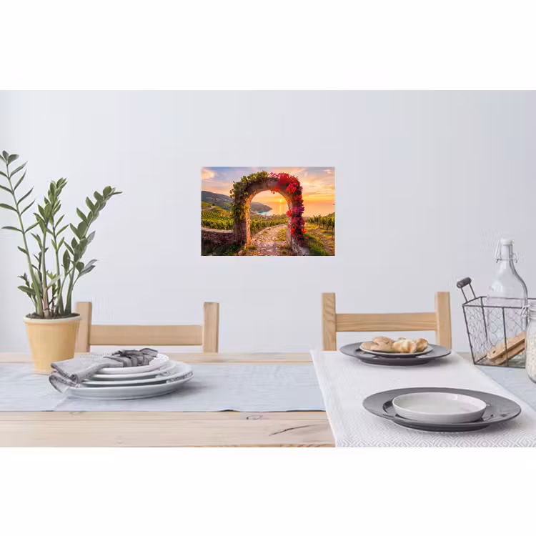 Muursticker - Boog - Zonsondergang - Kust — 3
