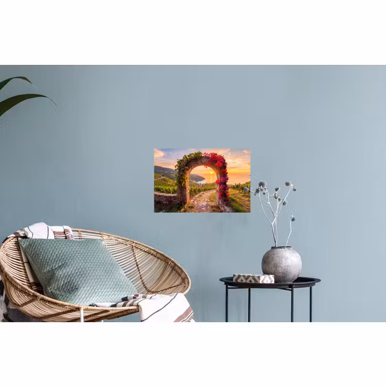 Muursticker - Boog - Zonsondergang - Kust — 4