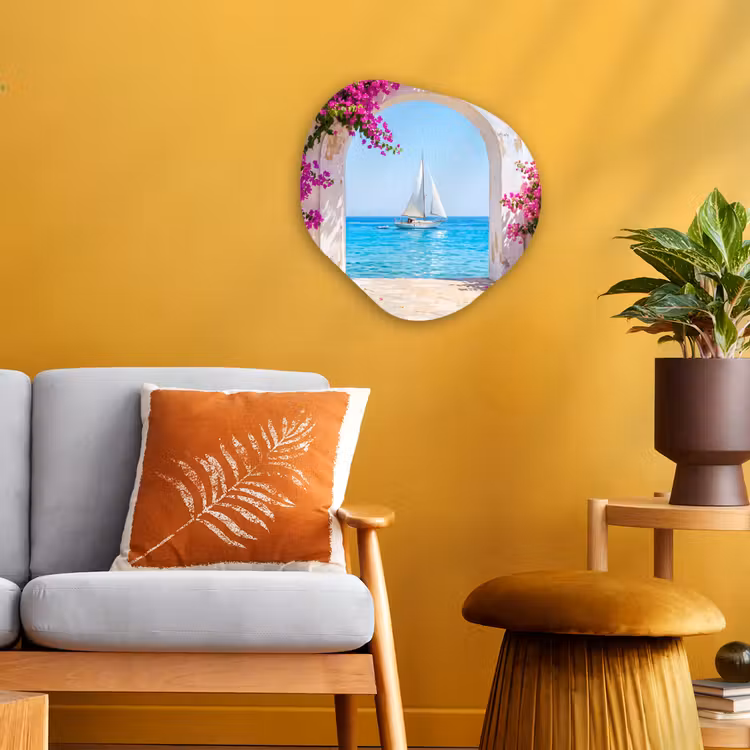 Organisch schilderij forex - Bloemen - Zee - Zomer — 3