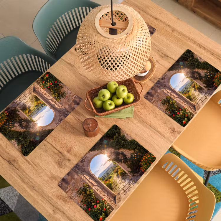 Placemat - 6 stuks - Pad - Tuin - Zonnig — 4