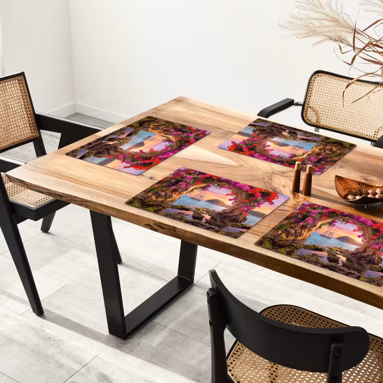 Placemat - 6 stuks - Zeilboot - Kust - Natuur — 3