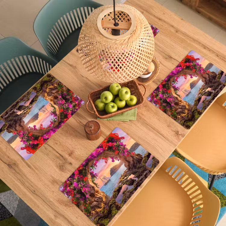 Placemat - 6 stuks - Zeilboot - Kust - Natuur — 4