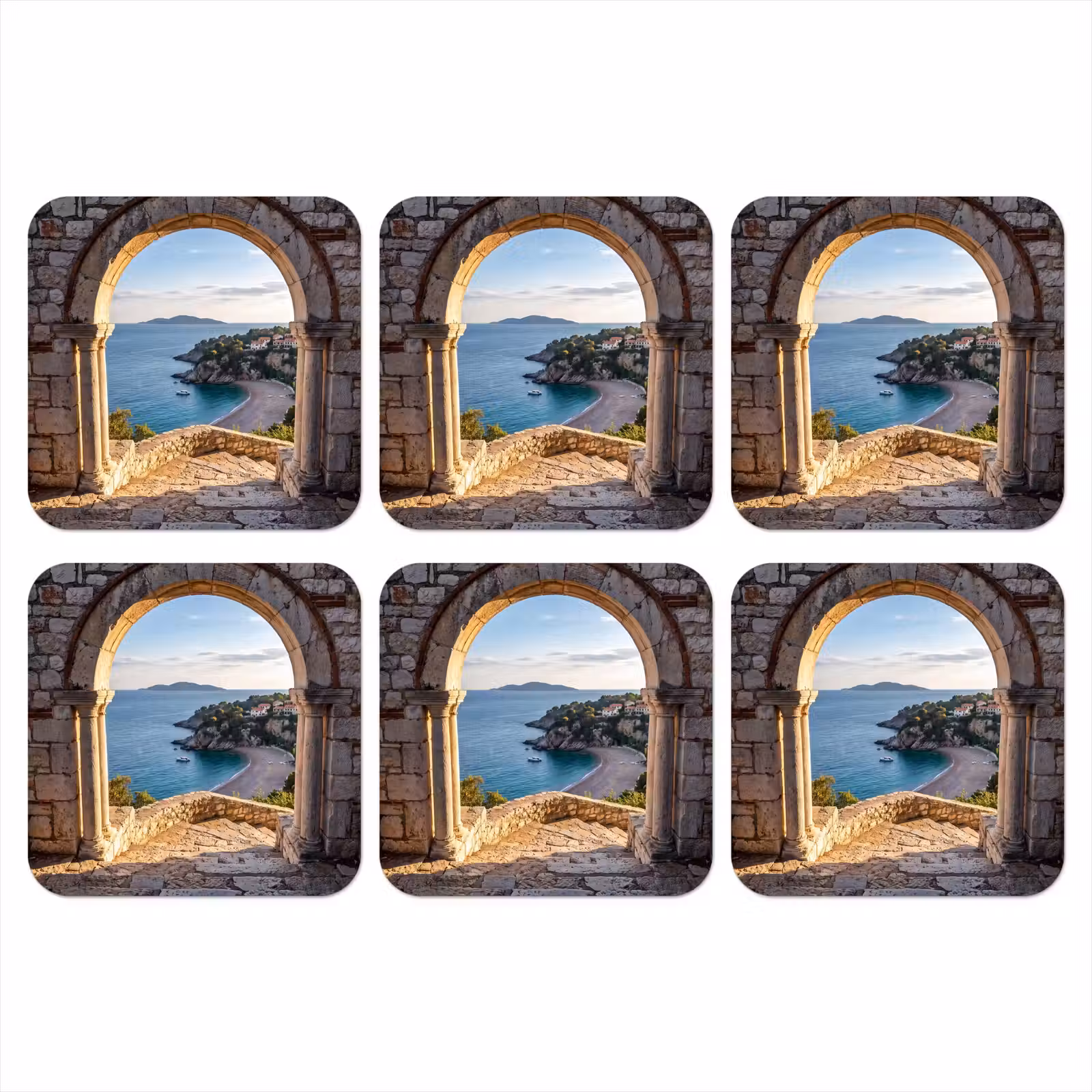 Onderzetter - Boog - Kust - Natuur — 1