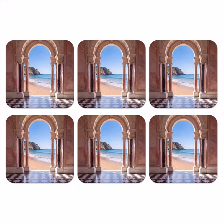 Onderzetter - Boog - Strand - Zee — 1