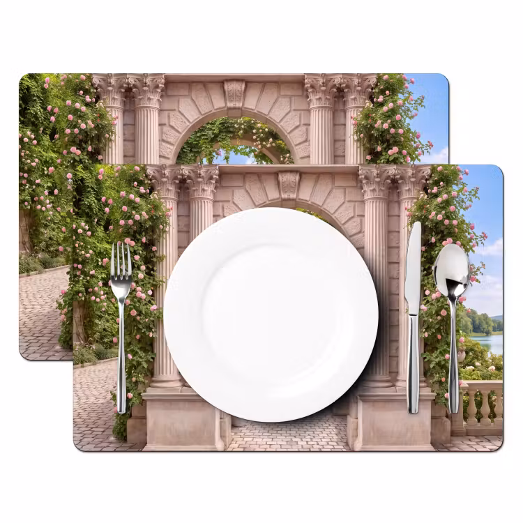 Placemat - 6 stuks - Architectuur - Tuin - Klassiek — 2