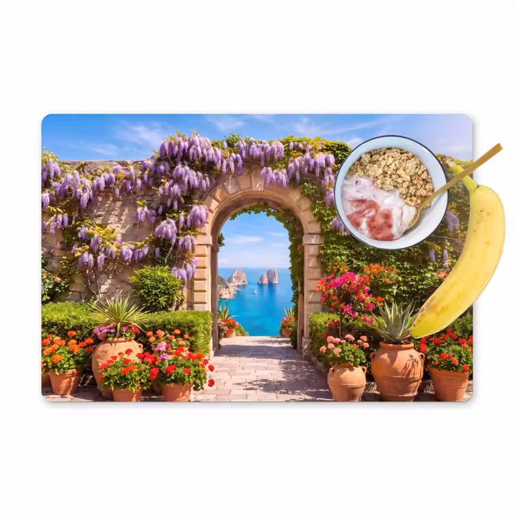 Placemat - 6 stuks - Bloemen - Tuin - Landschap — 1