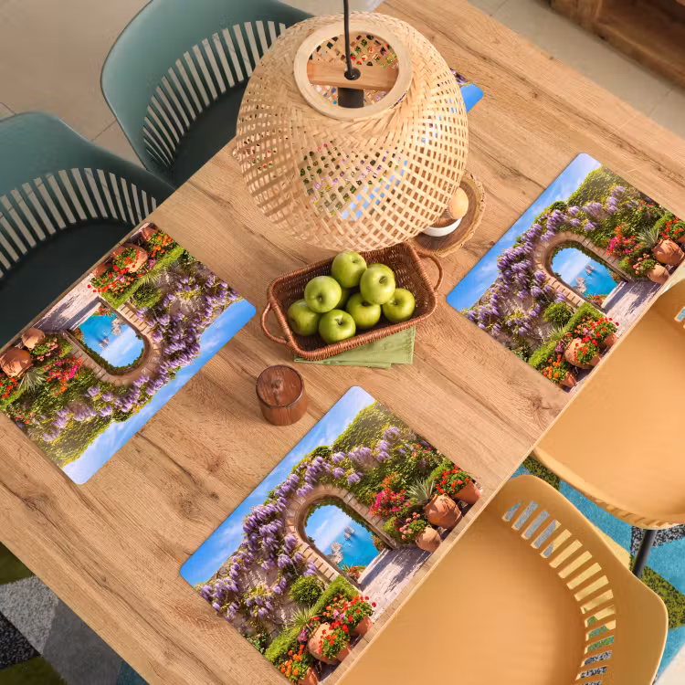 Placemat - 6 stuks - Bloemen - Tuin - Landschap — 4