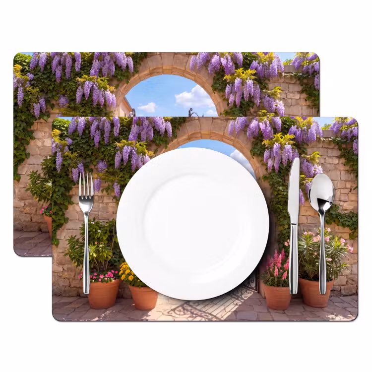 Placemat - 6 stuks - Poort - Zee - Uitzicht — 2