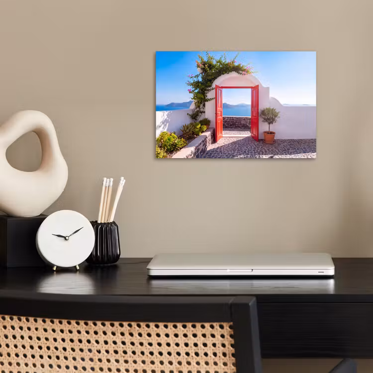 Poster - Deur - Zee - Natuur — 2