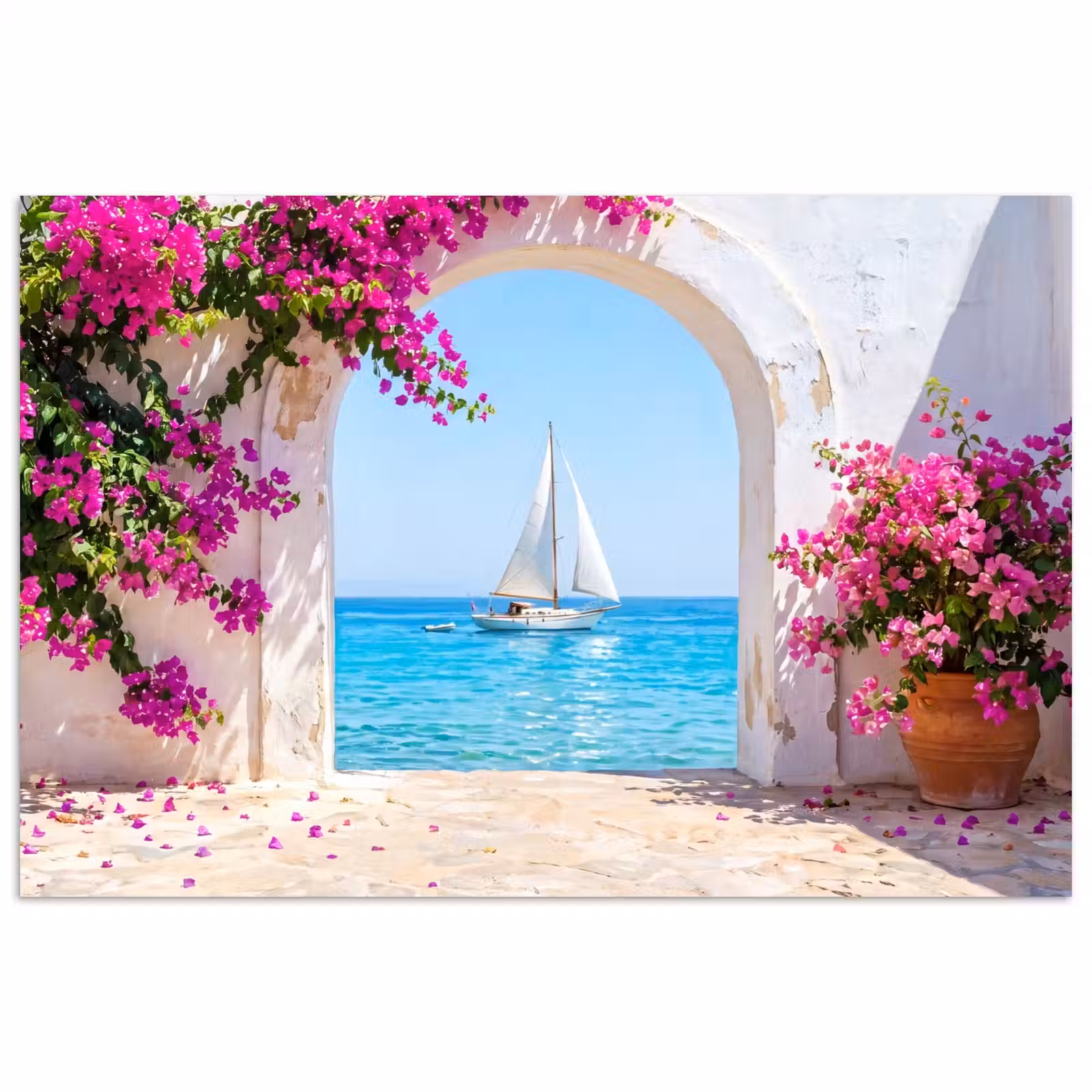 Poster - Bloemen - Zee - Zomer — 1