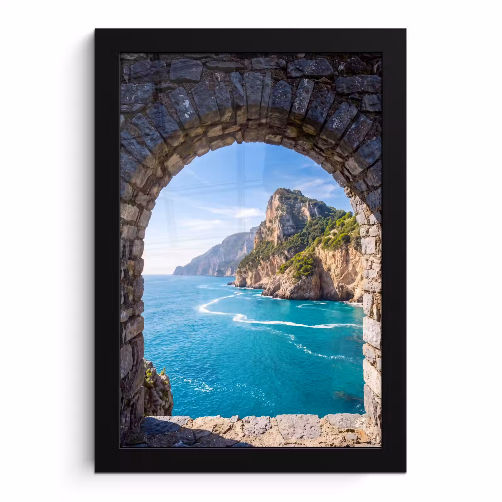 Poster met lijst - Boog - Zee - Natuur — 1