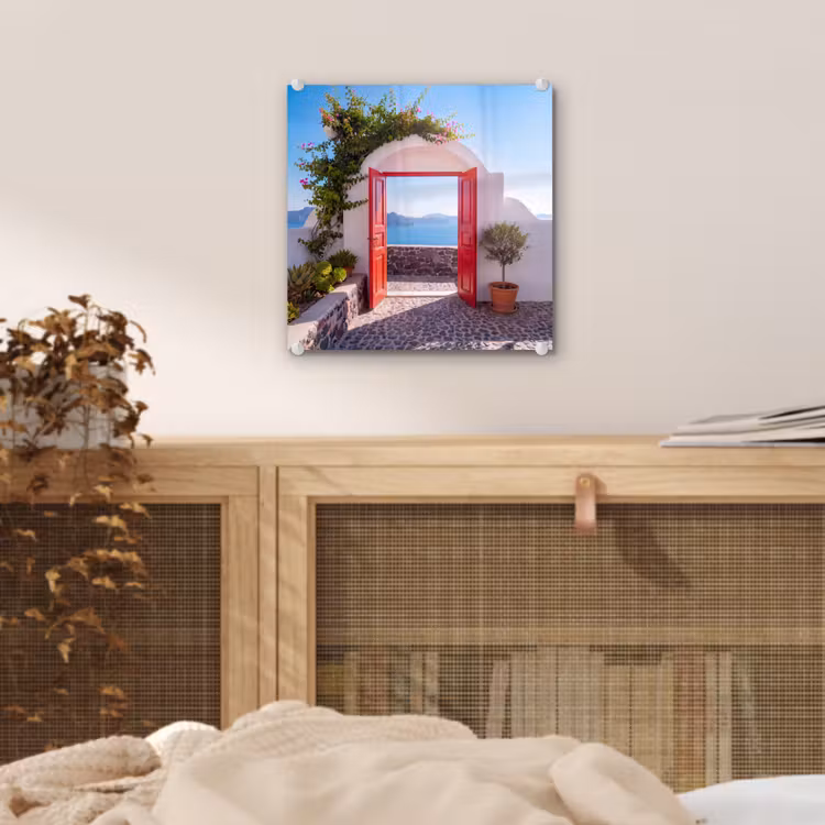 Glas schilderij - Deur - Zee - Natuur — 5