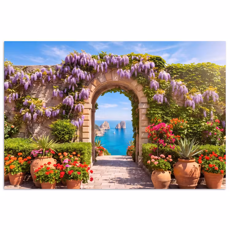 Poster - Bloemen - Tuin - Landschap — 1