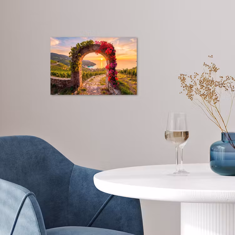 Poster - Boog - Zonsondergang - Kust — 4