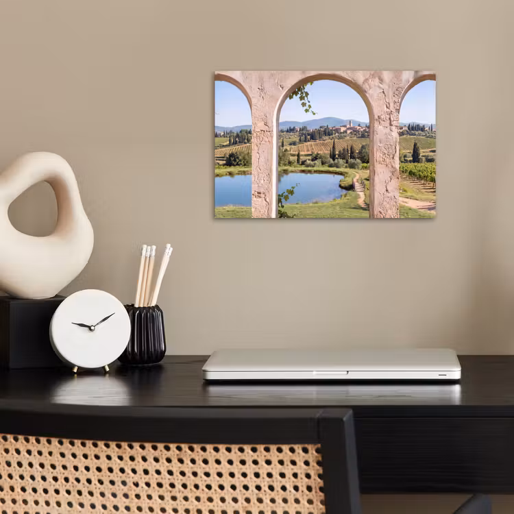 Poster - Dorp - Landschap - Natuur — 2