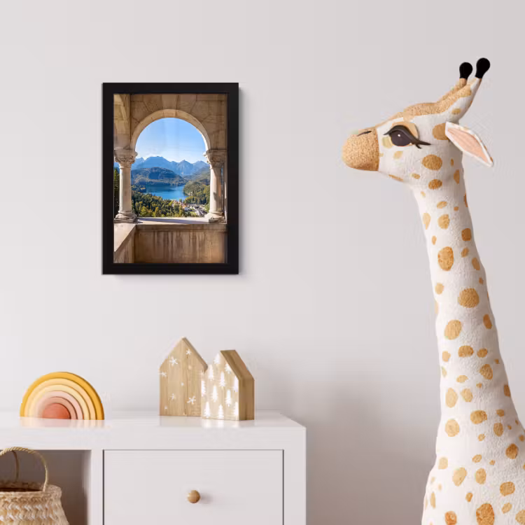 Poster met lijst - Boog - Uitzicht - Landschap — 5