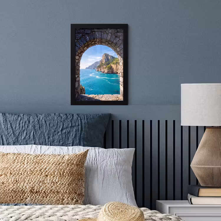 Poster met lijst - Boog - Zee - Natuur — 4