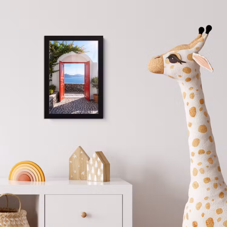 Poster met lijst - Deur - Zee - Natuur — 5