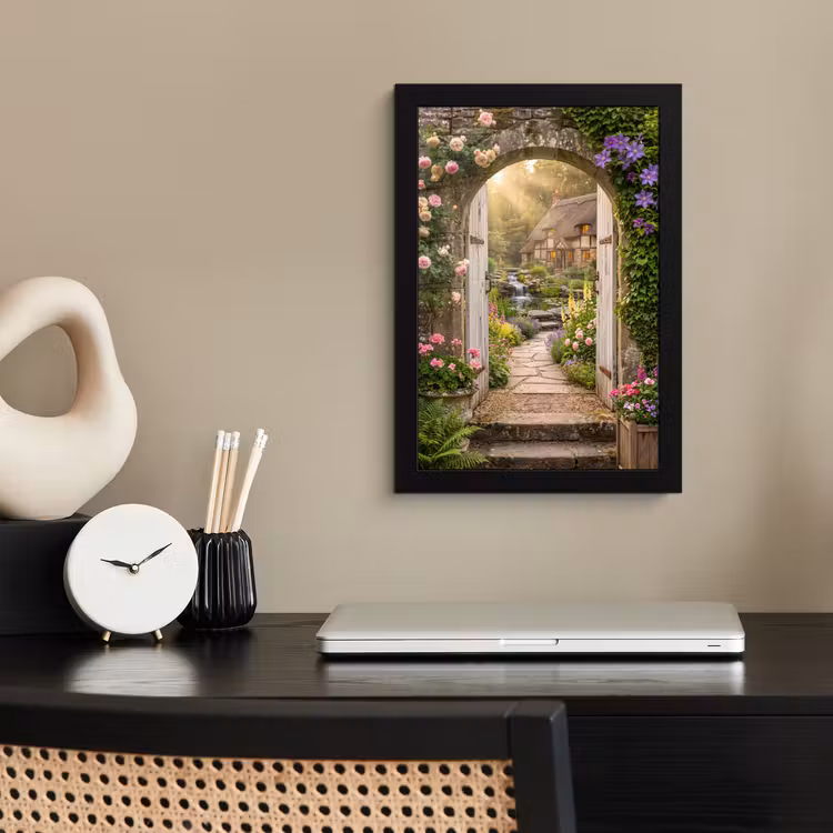 Poster met lijst - Huis - Tuin - Natuur — 3