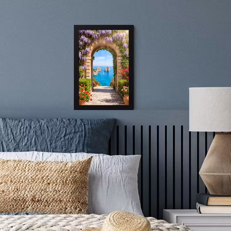Poster met lijst - Bloemen - Tuin - Landschap — 4