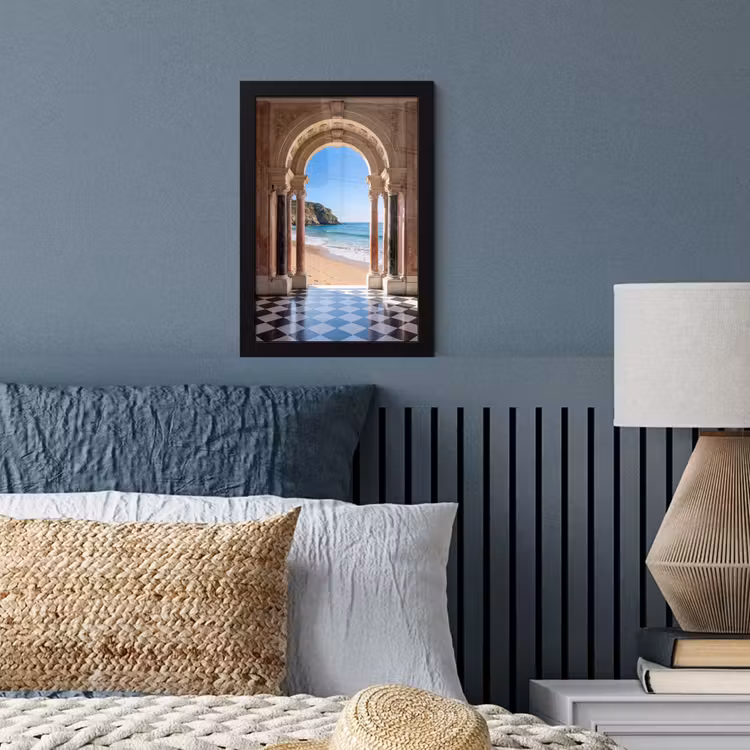 Poster met lijst - Boog - Strand - Zee — 4