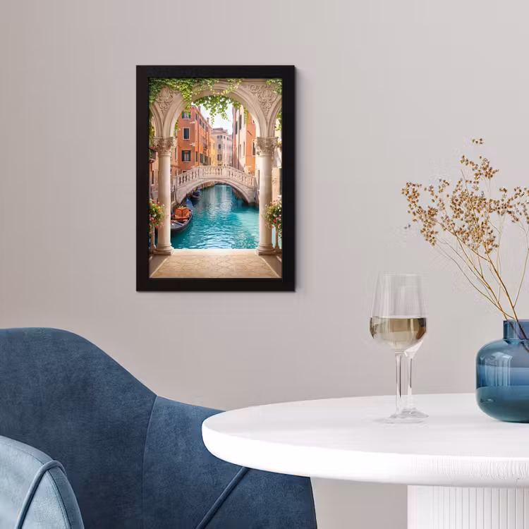 Poster met lijst - Gracht - Stad - Architectuur — 2