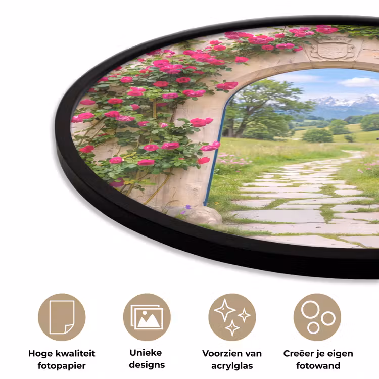 Ronde fotolijst - Boog - Landschap - Natuur — 2