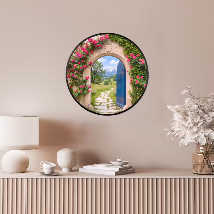 Ronde fotolijst - Boog - Landschap - Natuur — 5
