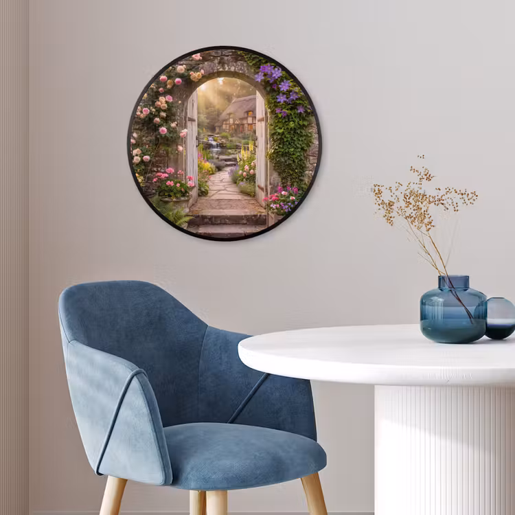 Ronde fotolijst - Huis - Tuin - Natuur — 4