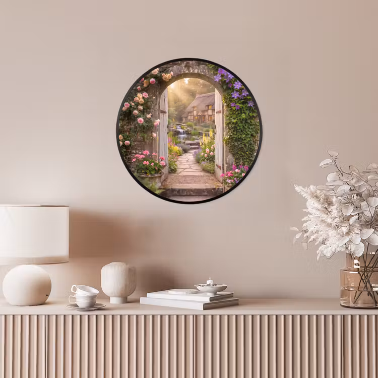 Ronde fotolijst - Huis - Tuin - Natuur — 5