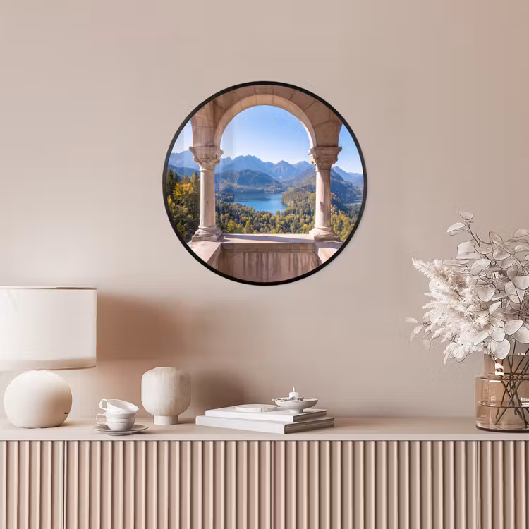 Ronde fotolijst - Boog - Uitzicht - Landschap — 5