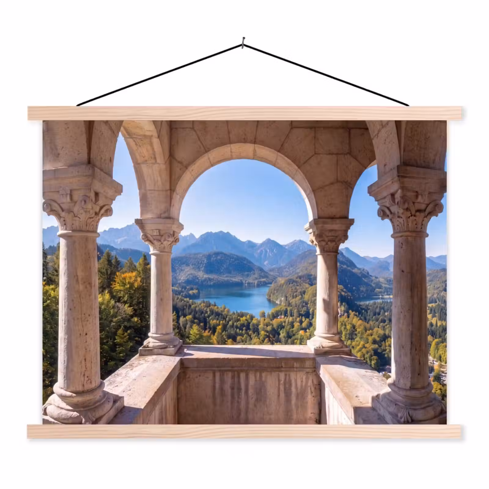 Schoolplaat - Boog - Uitzicht - Landschap — 1