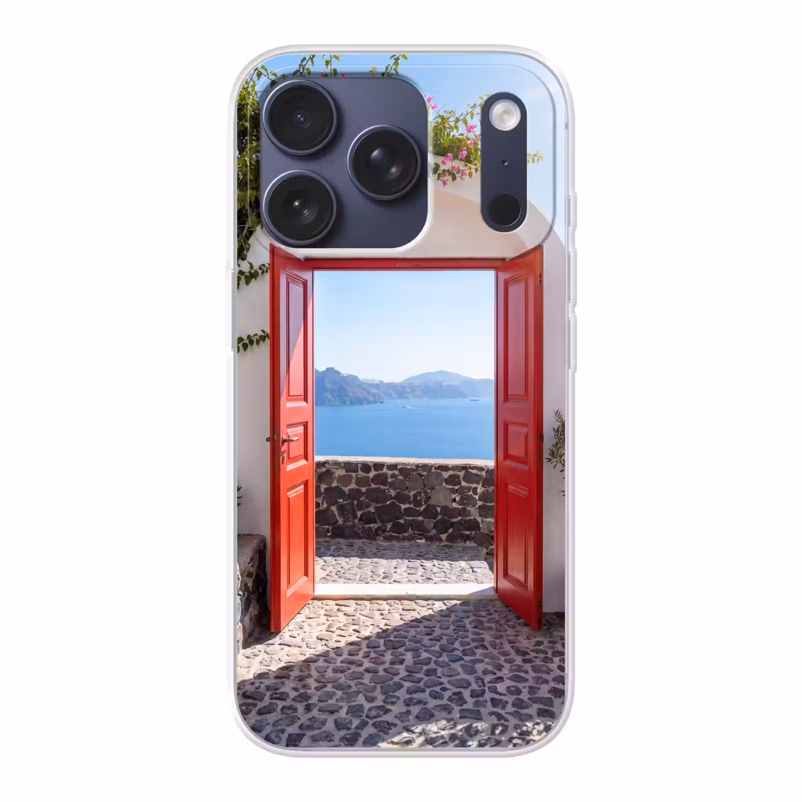 Telefoonhoesje - Deur - Zee - Natuur — 1