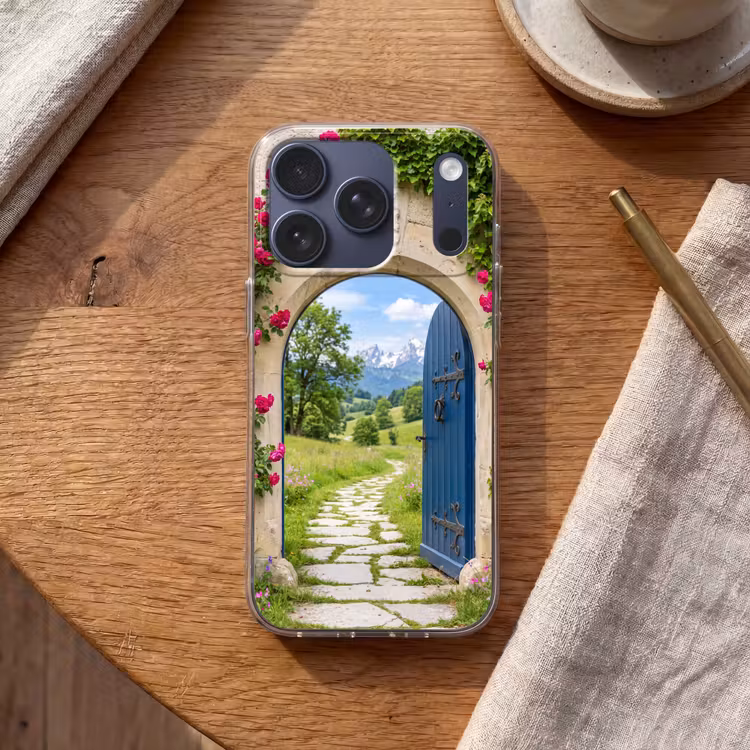 Telefoonhoesje - Boog - Landschap - Natuur — 2