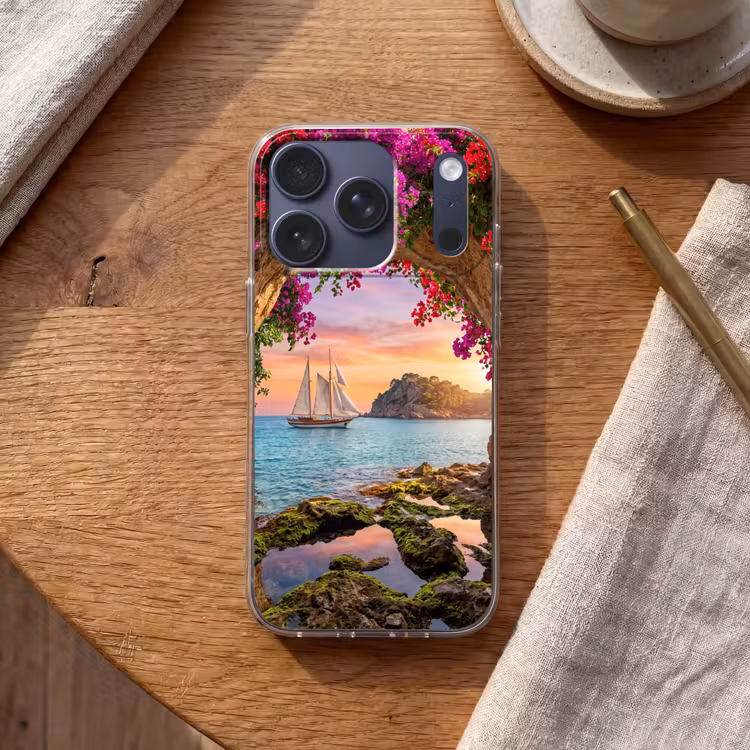Telefoonhoesje - Zeilboot - Kust - Natuur — 2