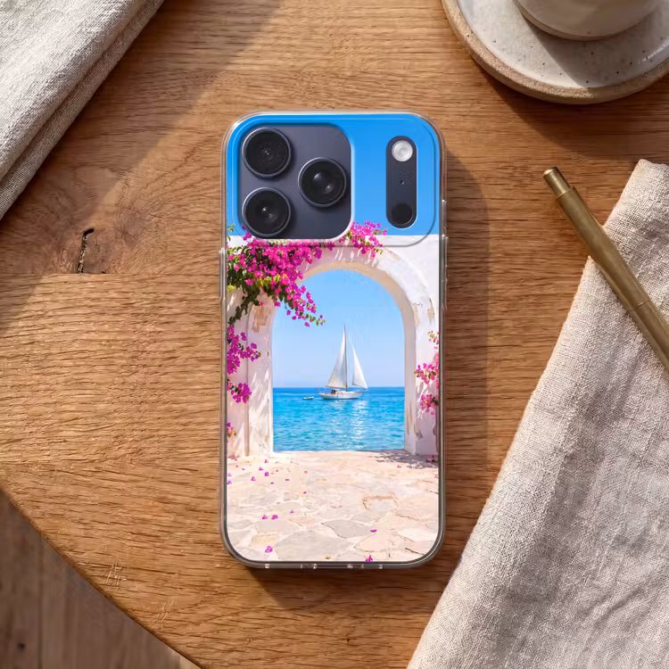 Telefoonhoesje - Bloemen - Zee - Zomer — 2
