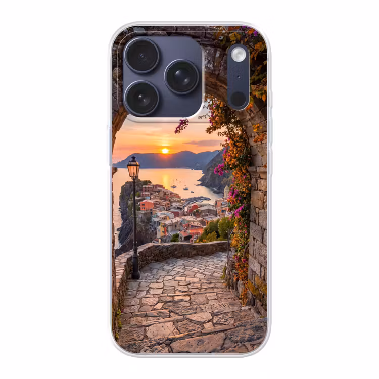 Telefoonhoesje - Boog - Kust - Zonsondergang — 1